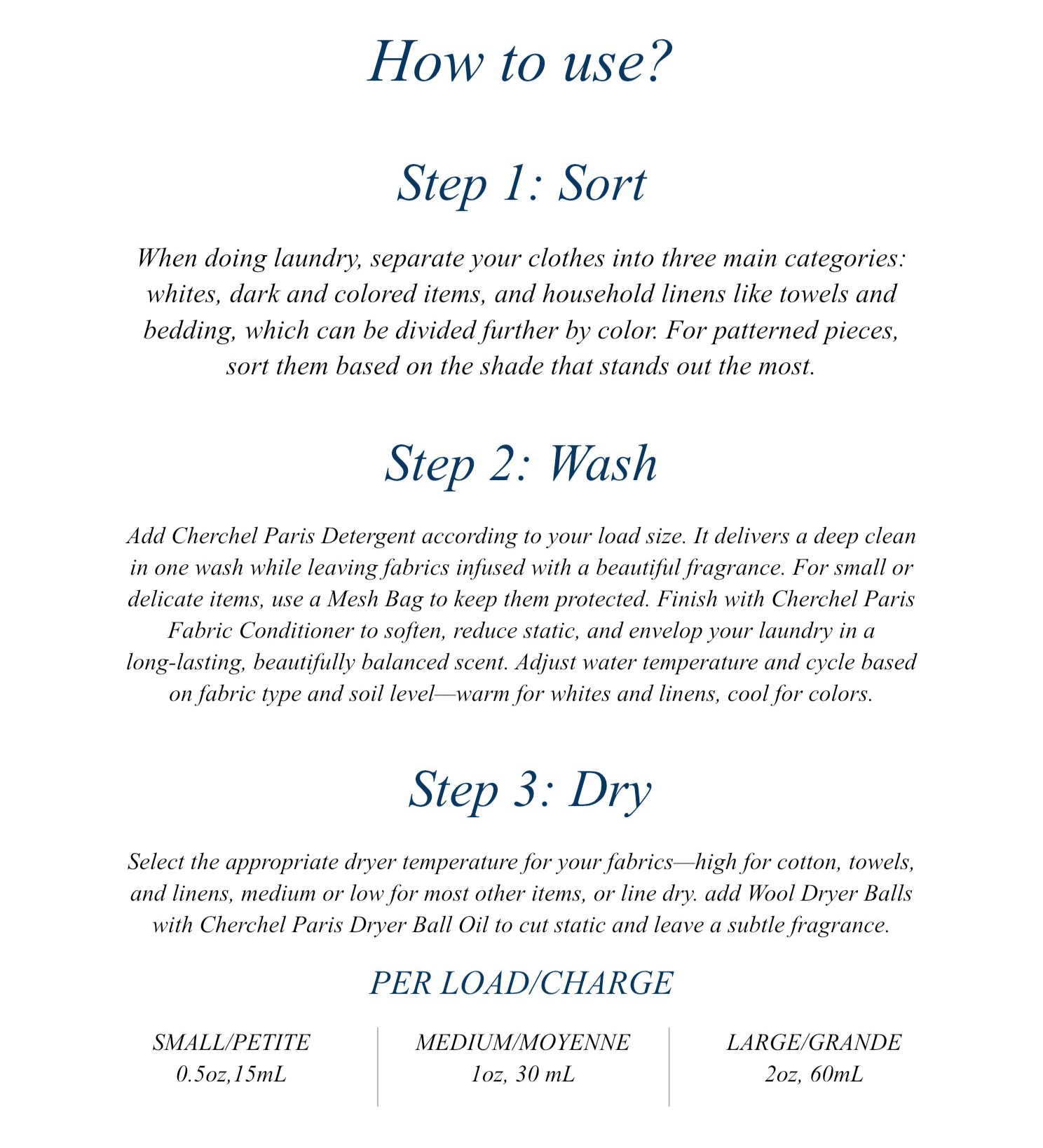 Cherchel Paris - Le Temps De Lisbonne Laundry Detergent & Fabric Conditioner