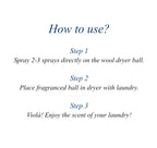 Cherchel Paris Fragranced dryer ball oils
