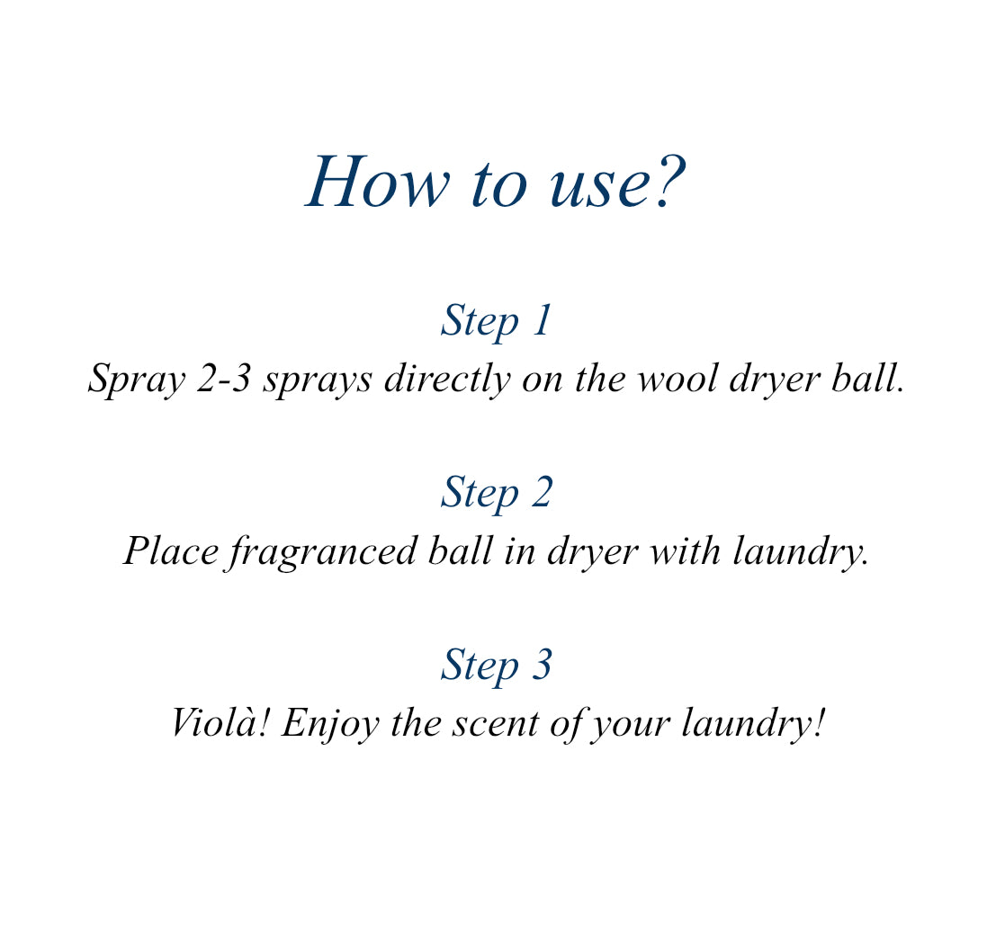 Cherchel Paris Fragranced dryer ball oils