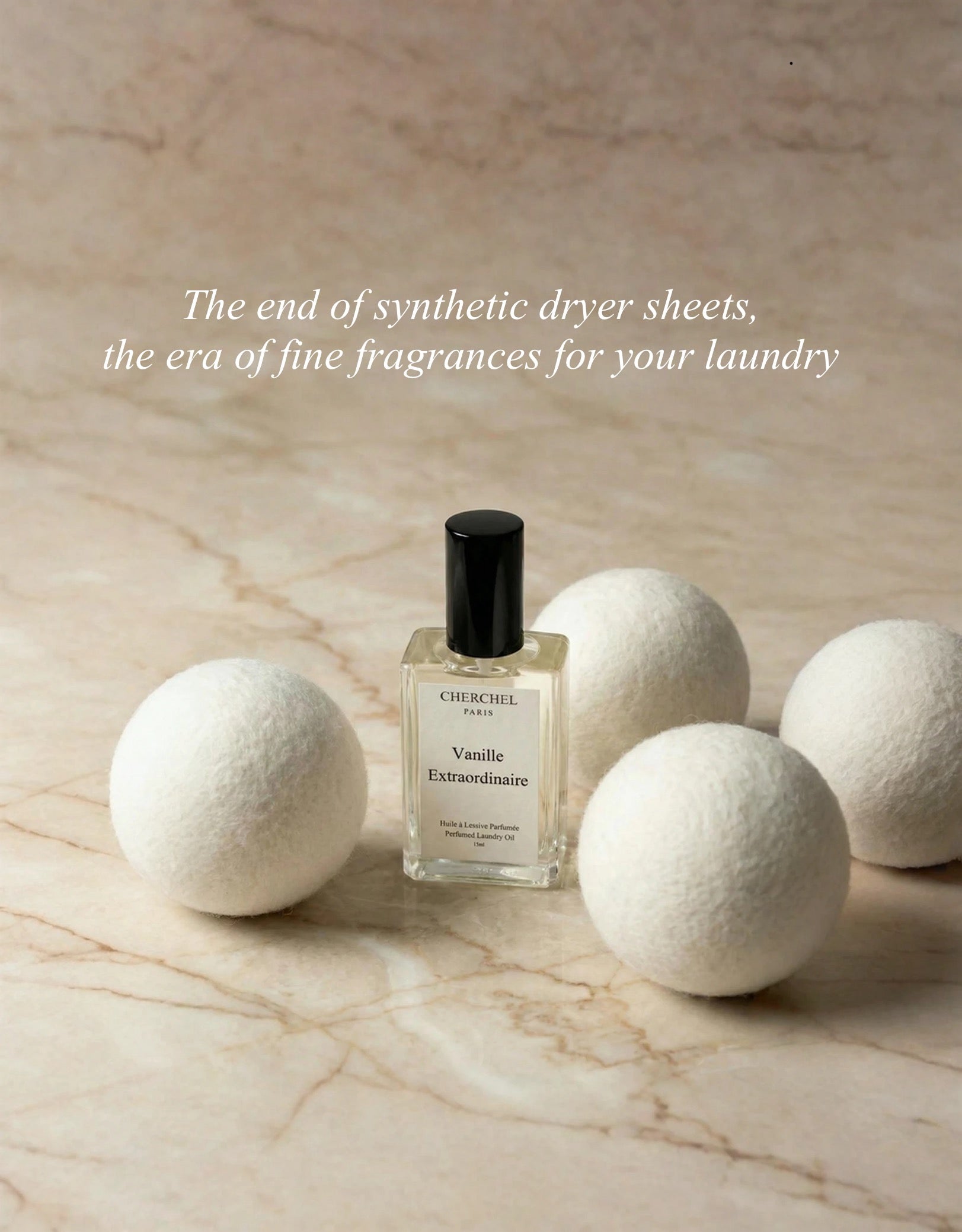 Cherchel Paris Fragranced dryer ball oils