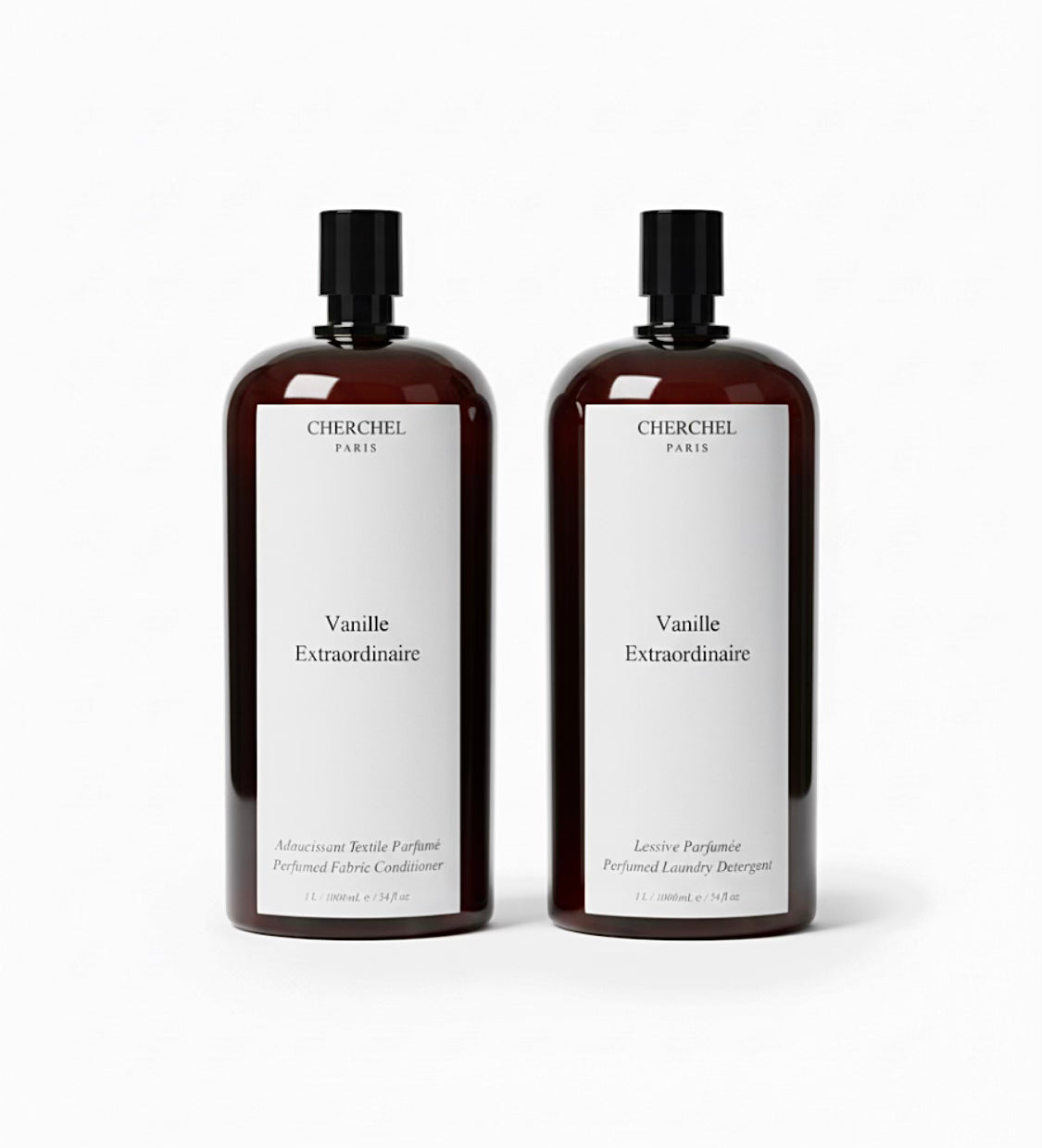 Cherchel Paris - Vanille Extraordinaire Detergent & Fabric Conditioner Set