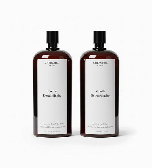 Cherchel Paris - Vanille Extraordinaire Detergent & Fabric Conditioner Set
