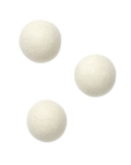 Three wool dryer balls set